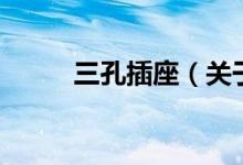 三孔插座（關于三孔插座的介紹）