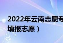 2022年云南志愿?？婆顖髸r間（什么時候填報志愿）