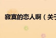 寂寞的戀人?。P(guān)于寂寞的戀人啊的介紹）