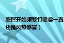 感冒開(kāi)始頻繁打噴嚏一直流鼻涕（打噴嚏流鼻涕是風(fēng)寒感冒還是風(fēng)熱感冒）