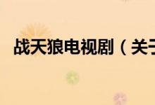 戰(zhàn)天狼電視?。P(guān)于戰(zhàn)天狼電視劇的介紹）