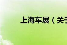上海車展（關于上海車展的介紹）