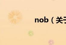 nob（關(guān)于nob的介紹）