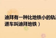 迪拜有一種比地鐵小的軌道交通車叫什么名字（迪拜軌道交通車叫迪拜地鐵）
