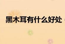 黑木耳有什么好處（黑木耳的功效與作用）