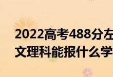 2022高考488分左右能上哪些大學（新高考文理科能報什么學校）