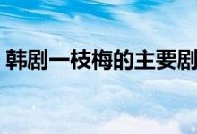 韓劇一枝梅的主要?jiǎng)∏椋ㄖv述的是什么故事）