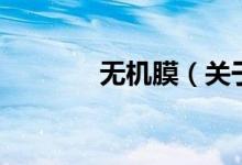 無機(jī)膜（關(guān)于無機(jī)膜的介紹）