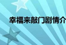 幸福來(lái)敲門(mén)劇情介紹（講的是什么故事）