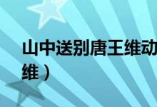 山中送別唐王維動(dòng)畫講解（山中送別 (唐)王維）