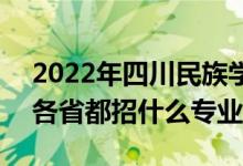 2022年四川民族學(xué)院招生計劃及招生人數(shù)（各省都招什么專業(yè)）