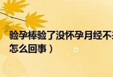 驗(yàn)孕棒驗(yàn)了沒懷孕月經(jīng)不來怎么辦（驗(yàn)孕棒沒懷孕不來月經(jīng)怎么回事）
