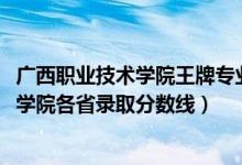 廣西職業(yè)技術(shù)學院王牌專業(yè)的學費（2019廣西建設職業(yè)技術(shù)學院各省錄取分數(shù)線）