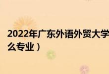 2022年廣東外語(yǔ)外貿(mào)大學(xué)招生計(jì)劃及招生人數(shù)（各省都招什么專(zhuān)業(yè)）