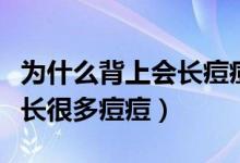 為什么背上會長痘痘又痛又癢（為什么背上會長很多痘痘）