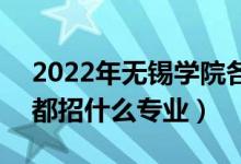2022年無(wú)錫學(xué)院各省招生計(jì)劃及招生人數(shù)（都招什么專(zhuān)業(yè)）