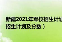 新疆2021年軍校招生計劃（2022年全國提前批軍校在新疆招生計劃及分數(shù)）