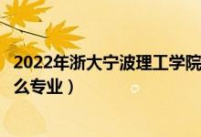 2022年浙大寧波理工學院招生計劃及招生人數(shù)（各省都招什么專業(yè)）