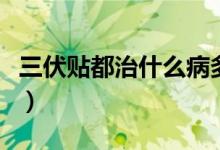 三伏貼都治什么病多少錢（三伏貼都治什么?。?class=