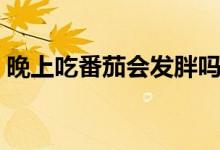 晚上吃番茄會(huì)發(fā)胖嗎（晚上吃番茄會(huì)發(fā)胖嗎）