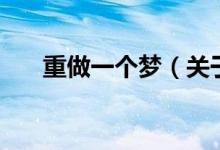 重做一個(gè)夢（關(guān)于重做一個(gè)夢的介紹）