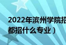 2022年濱州學(xué)院招生計(jì)劃及招生人數(shù)（各省都招什么專業(yè)）