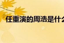 任重演的周浩是什么電視?。阌锌催^(guò)嗎）
