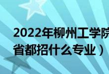 2022年柳州工學院招生計劃及招生人數（各省都招什么專業(yè)）