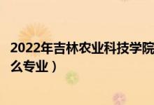 2022年吉林農(nóng)業(yè)科技學院招生計劃及招生人數(shù)（各省都招什么專業(yè)）
