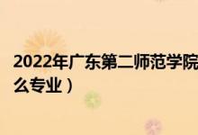 2022年廣東第二師范學院招生計劃及招生人數(shù)（各省都招什么專業(yè)）