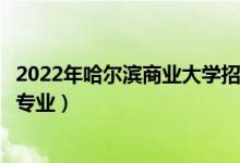 2022年哈爾濱商業(yè)大學(xué)招生計(jì)劃及招生人數(shù)（各省都招什么專業(yè)）