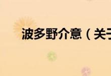 波多野介意（關于波多野介意的介紹）