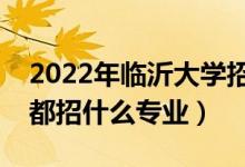 2022年臨沂大學(xué)招生計劃及招生人數(shù)（各省都招什么專業(yè)）