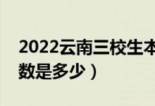 2022云南三校生本科錄取分數(shù)線（本科批分數(shù)是多少）