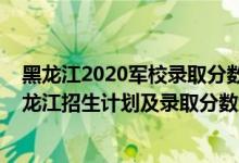 黑龍江2020軍校錄取分?jǐn)?shù)線(xiàn)（2022年全國(guó)提前批軍校在黑龍江招生計(jì)劃及錄取分?jǐn)?shù)線(xiàn)）
