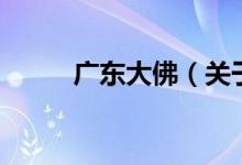 廣東大佛（關于廣東大佛的介紹）