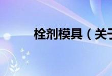 栓劑模具（關(guān)于栓劑模具的介紹）