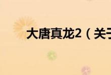 大唐真龍2（關于大唐真龍2的介紹）