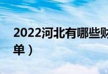2022河北有哪些財經(jīng)類大學（財經(jīng)類大學名單）
