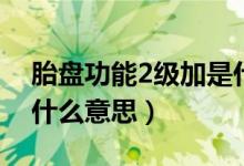 胎盤功能2級(jí)加是什么意思（胎盤功能2級(jí)是什么意思）