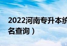 2022河南專升本統(tǒng)計學(xué)一分一段表（成績排名查詢）