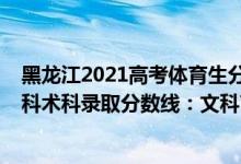 黑龍江2021高考體育生分數(shù)線（黑龍江2022高考體育類本科術(shù)科錄取分數(shù)線：文科71理科68）