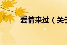 愛(ài)情來(lái)過(guò)（關(guān)于愛(ài)情來(lái)過(guò)的介紹）