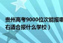 貴州高考9000位次能報(bào)哪些學(xué)校（貴州高考位次100000左右適合報(bào)什么學(xué)校）
