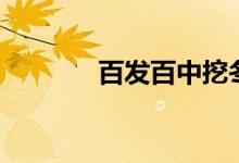 百發(fā)百中挖冬筍技術(shù)（百發(fā)）