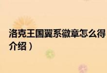 洛克王國翼系徽章怎么得（關于洛克王國翼系徽章怎么得的介紹）