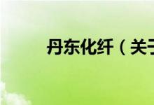 丹東化纖（關于丹東化纖的介紹）