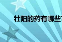 壯陽(yáng)的藥有哪些?（壯陽(yáng)的藥有哪些）