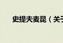 史提夫麥昆（關于史提夫麥昆的介紹）