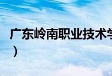 廣東嶺南職業(yè)技術(shù)學(xué)院評價(jià)好不好（排名第幾）